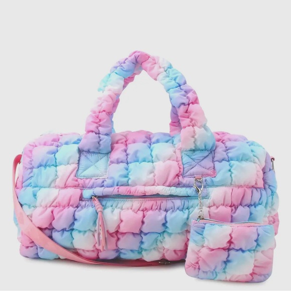 Omg Accessories Other - Miss Gwen’s OMG Quilted Scrunchie Large Duffle Bag 🦄✨
